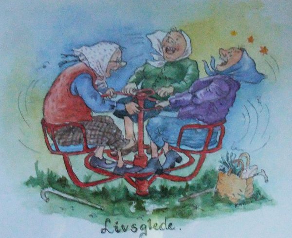 akvarell livsglede